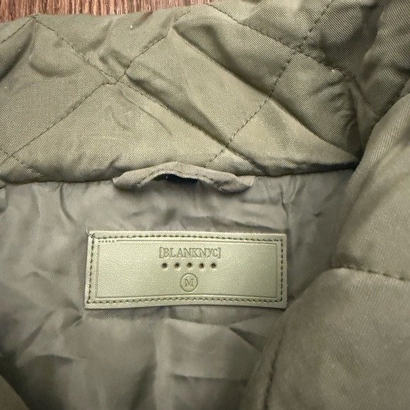 Blank NYC Olive Green Quilted Jacket - Picture 3 of 7